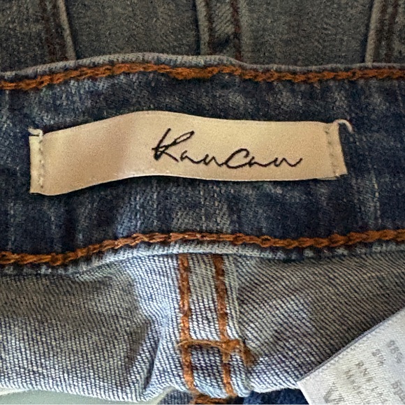 KanCan Distressed Cuffed Denim Shorts - Picture 3 of 7